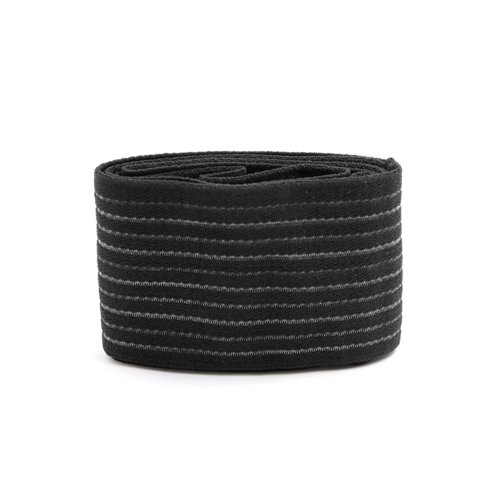 Black Hook Loop Closure Knee Support Wrap Bandage Sport Guard Brace Strap