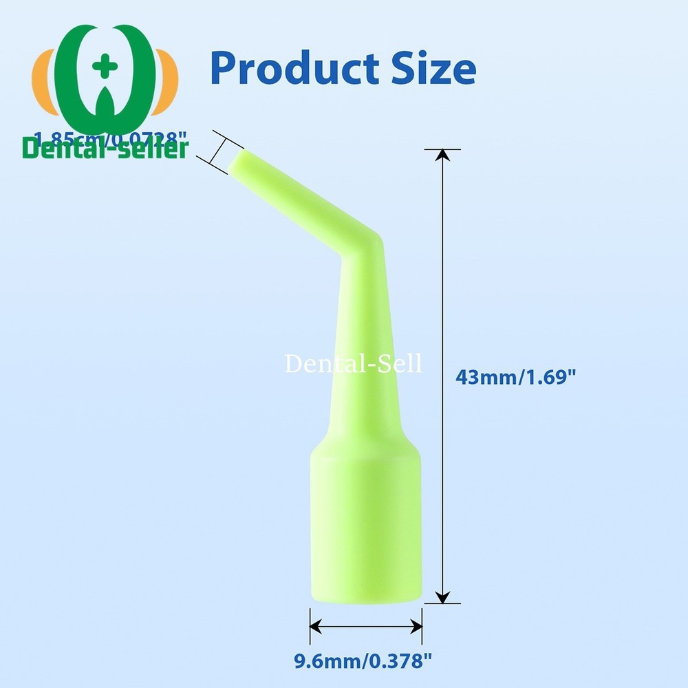 10Pcs Dental Disposable Saliva Ejector Weak Adapter Conversion Tip Autoclavable