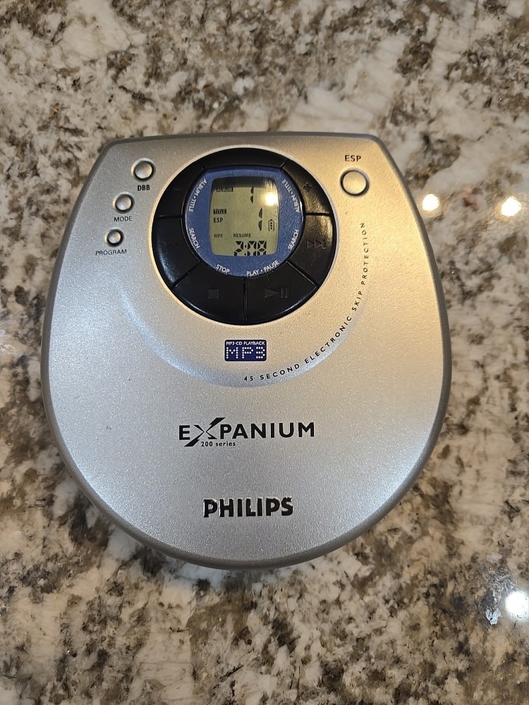 Philips Expanium EXP200 Personal CD Player Tested Working