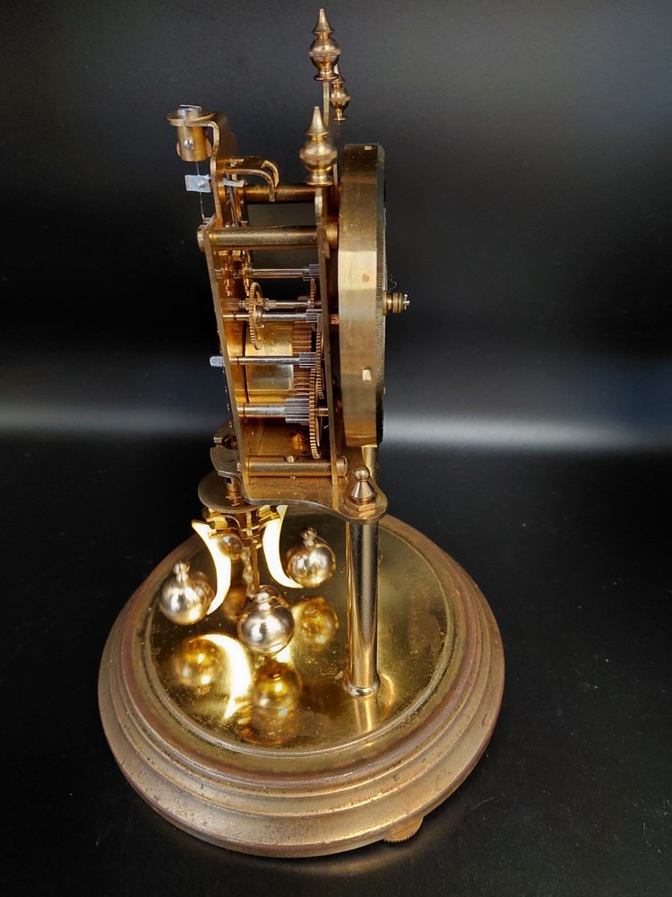 Kundo Pearlescent Vintage Clock Made In Germany Dated 1921