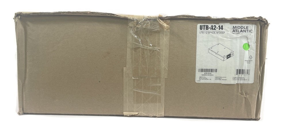 New Open Box Middle Atlantic UTB-A2-14 Universal TechBox