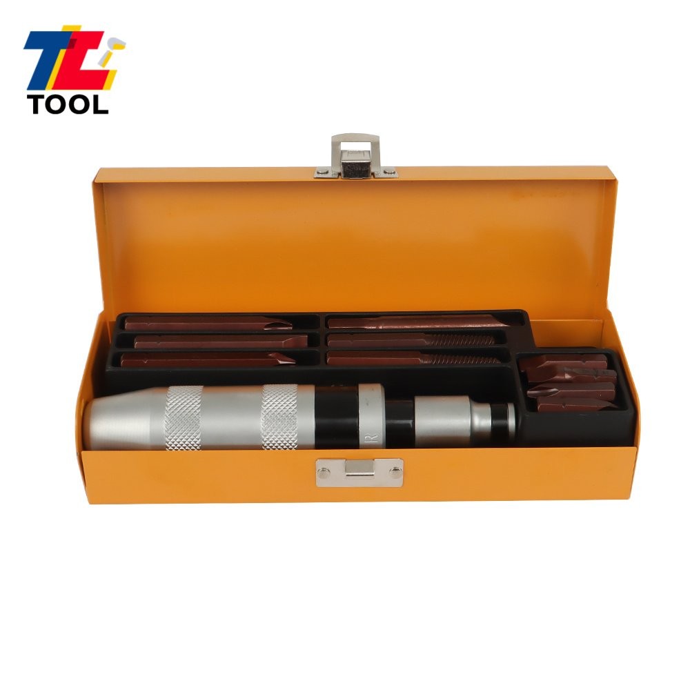 11PC 1/2" Heavy Duty Impact Driver Socket Set Screw Phillips Hex Screwdriver Bit