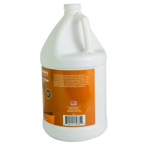 Webb's Water Gardens Barley Straw Extract for Ponds, 1 Gallon