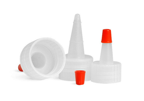 Yorker Spout Dispensing Caps (24-410) for plastic bottles (12-25-50-100 count)