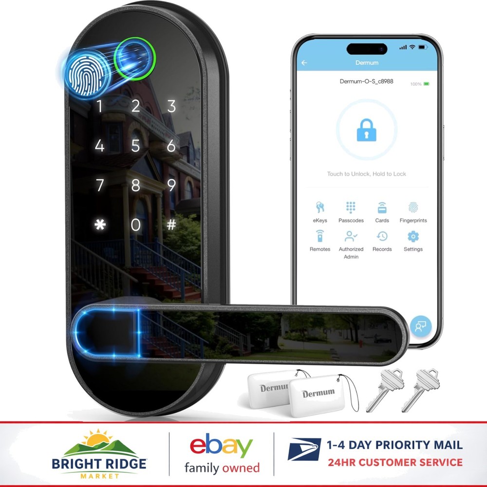 Digital Lock with App Control and Voice Assistant Compatibility for Easy Access