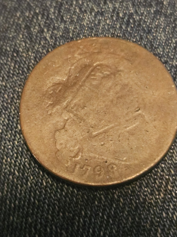 1798 DRAPED BUST LARGE CENT - With FULL DATE