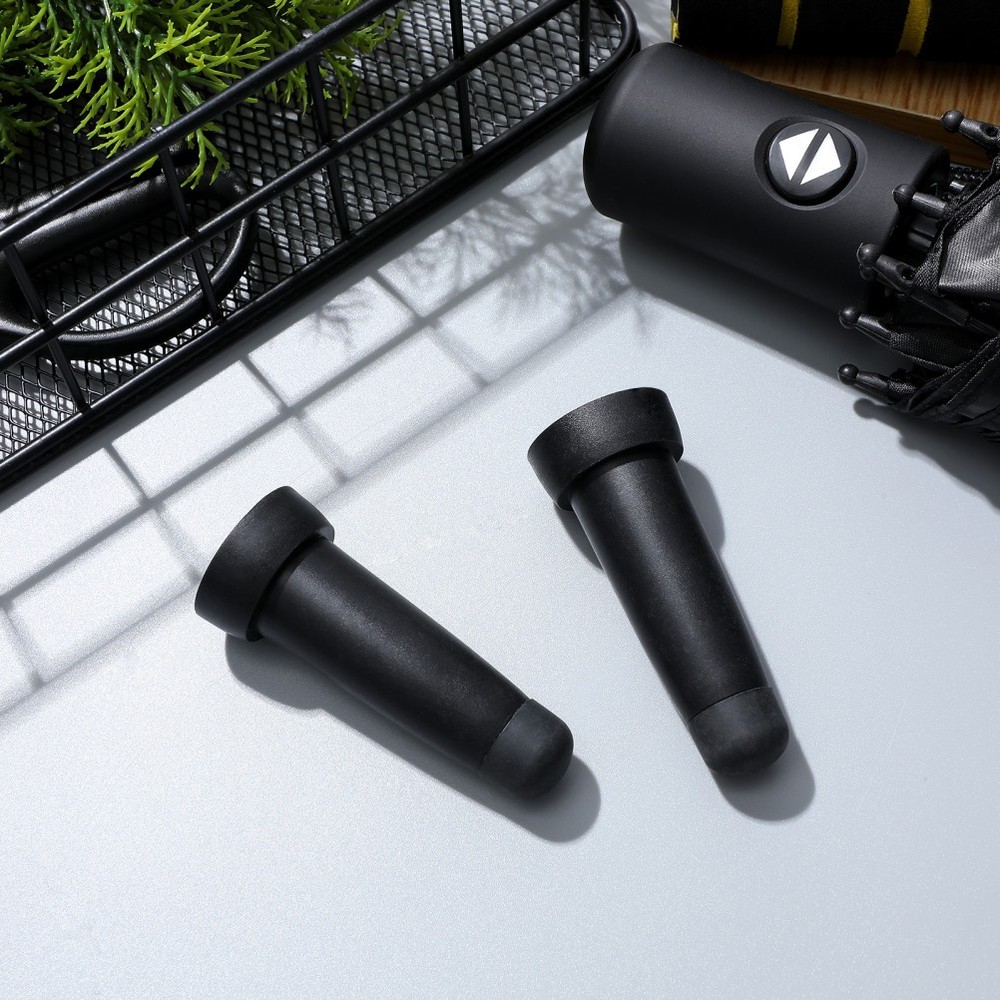 2 Pcs Rubber Umbrella Tip Protector Pole Caps Umbrella Replacement Cover