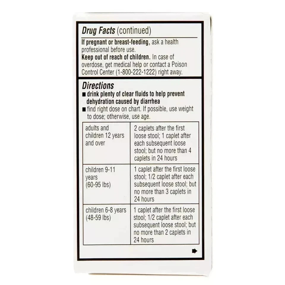 6 BOXES Anti-diarrheal Medicine 2mg Tablets Quality Plus EXP 04/27