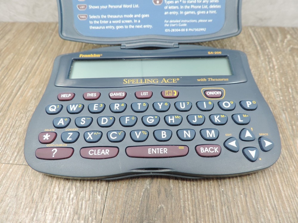 Franklin Spelling Ace SA-206 Tested Works