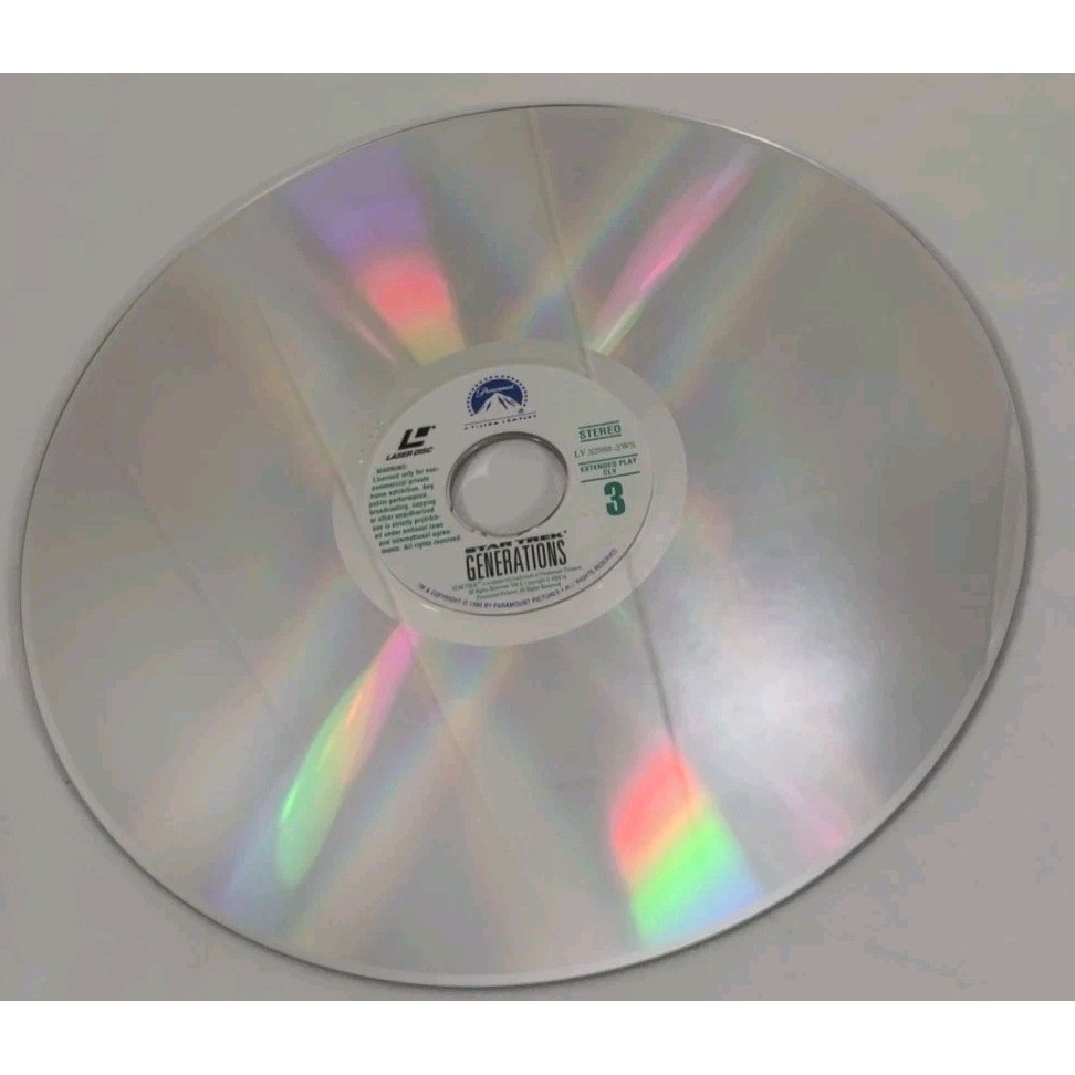 Star Trek Generations - Laserdisc - Widescreen - THX - 1995 William shatner
