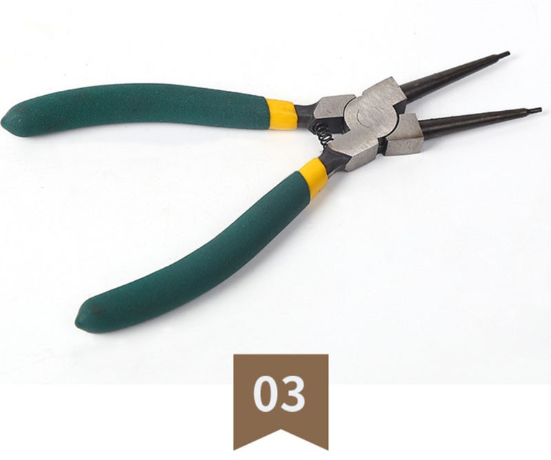 4 PCS Heavy Duty 7" Circlip Plier Snap Ring Plier External Internal Kit US