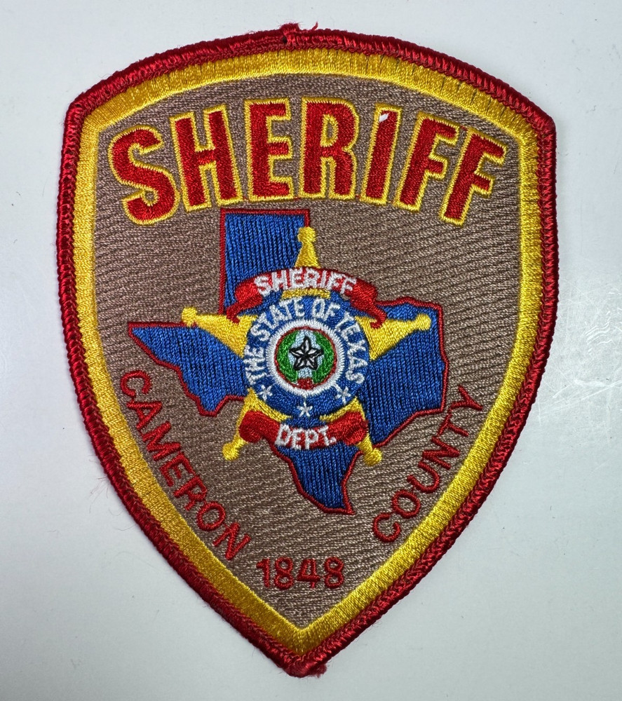 Cameron County Sheriff Texas TX Patch D2