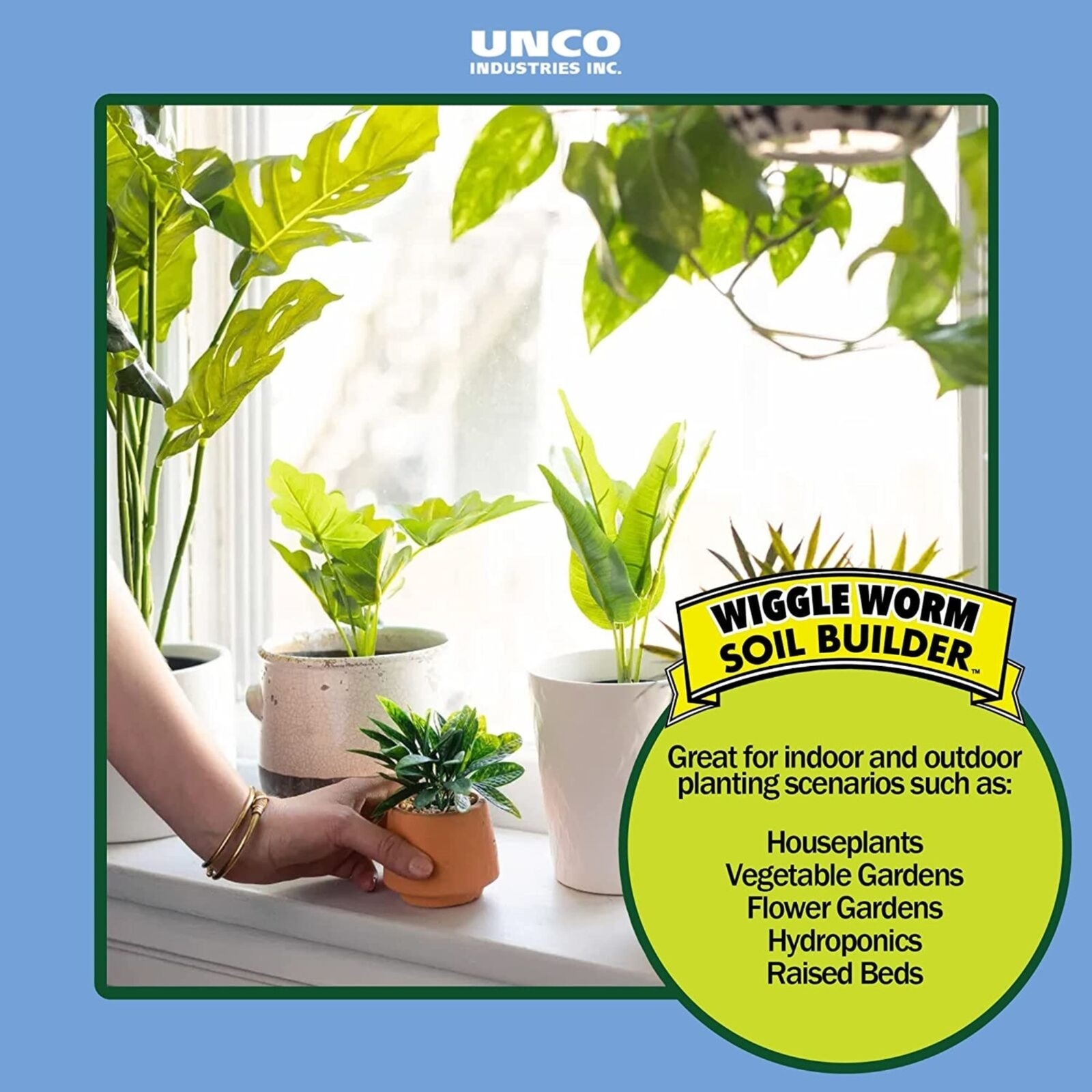 Wiggle Worm 100% Pure Organic Worm Castings - Organic Fertilizer, 4.5-Pounds