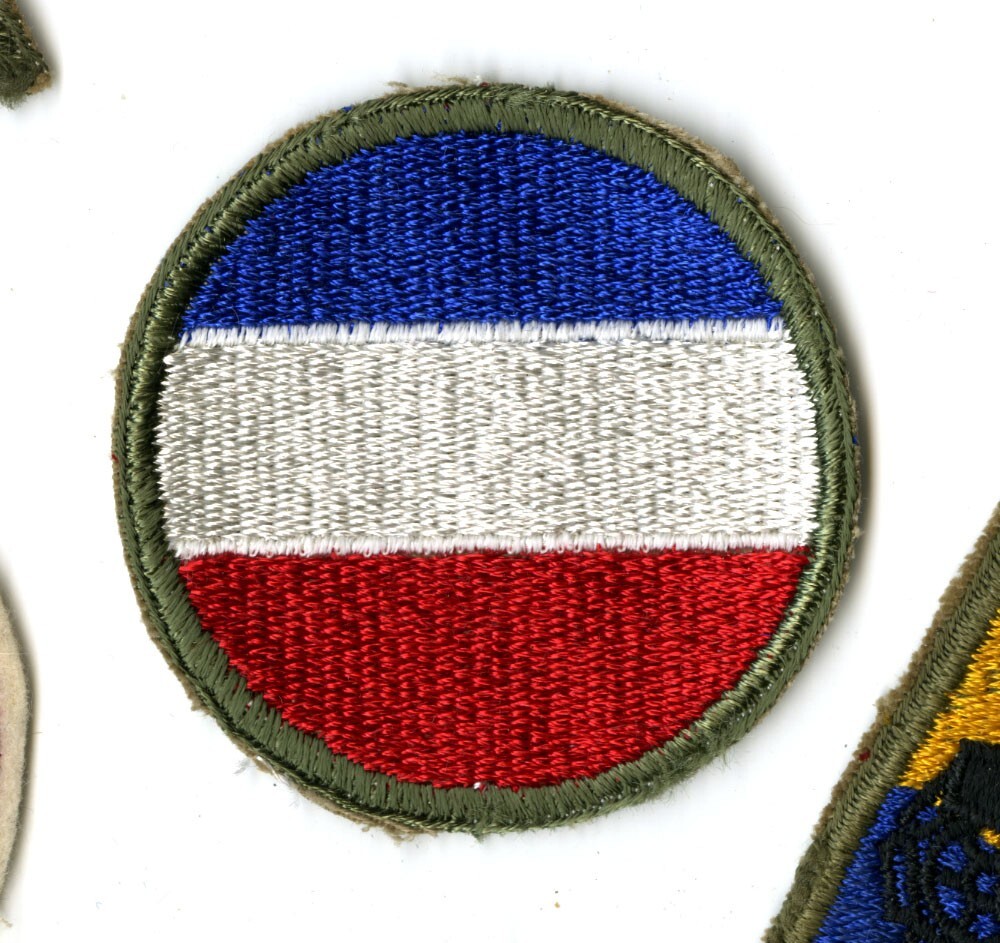 Army Ground Forces White Back Patch WWII Original