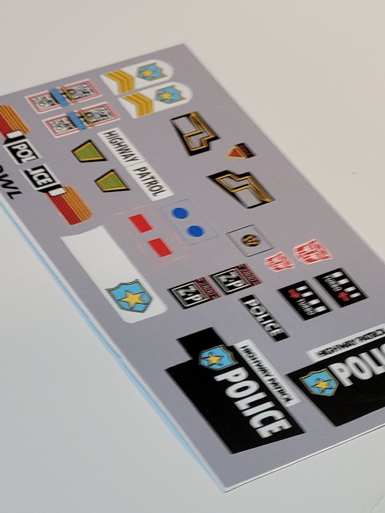 Transformers G1 PRECUT Stickers For G1 PROWL