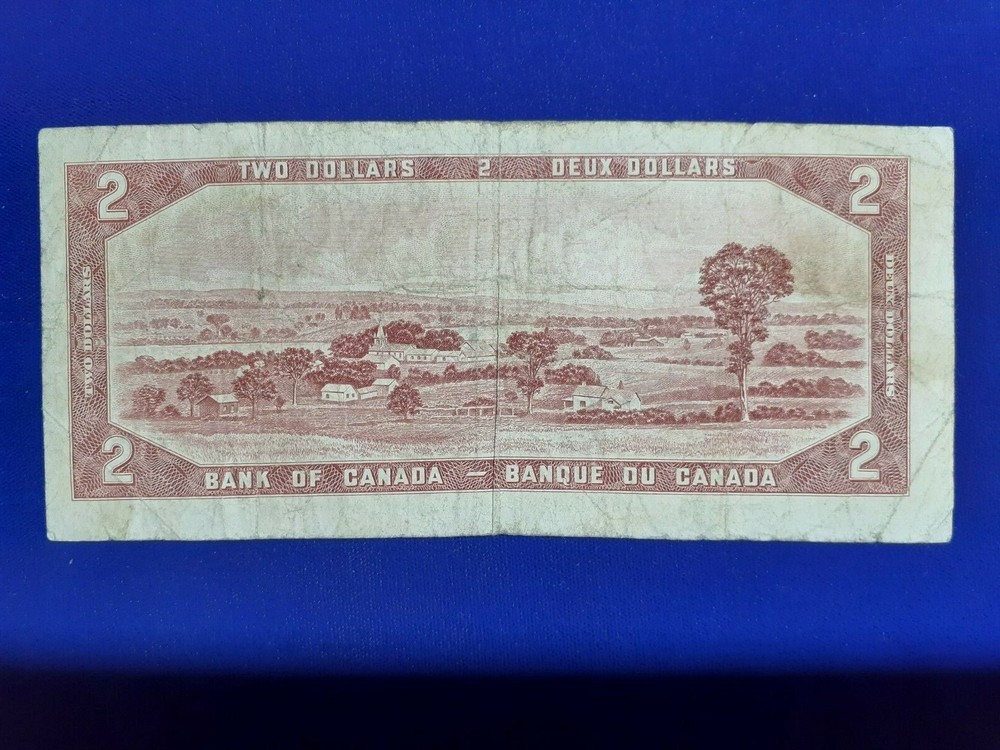 1954 $2.00 CANADA MODIFIED HAIR