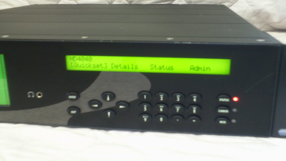 TIERNAN HD4040 HD/SD HD-SDI IRD High Definition Mpeg-2 Video Decoder