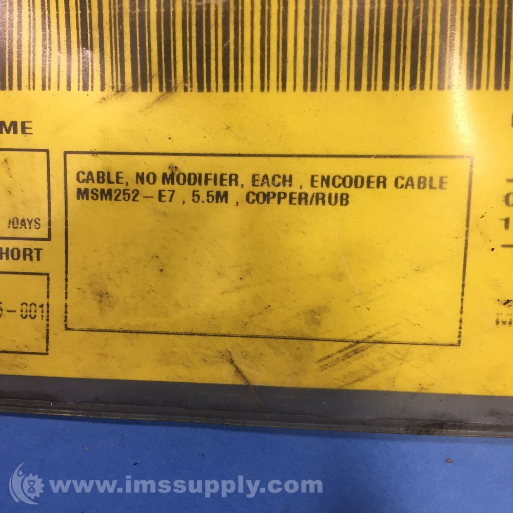 MSM252-E7 Encoder Cable, 5.5M USIP