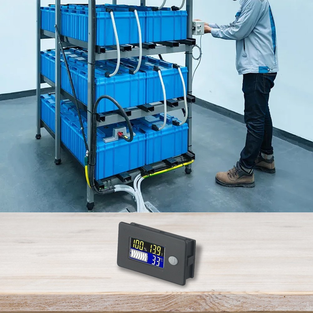 Digital Display Battery Meter User-friendly Interface Multifunctional Display