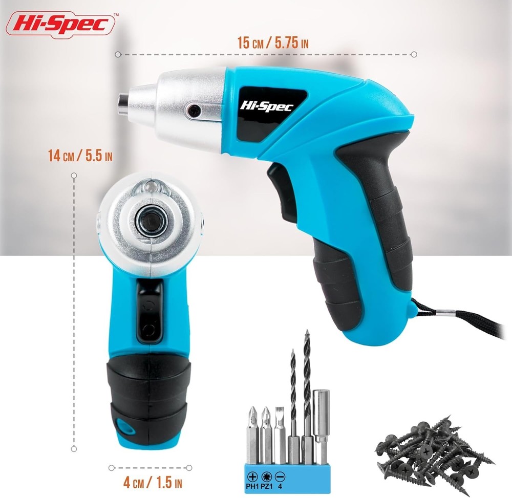 Compact & Lightweight Electric Screwdriver - Perfect for Home Projects