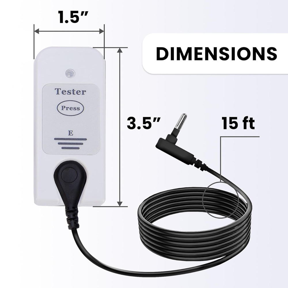 Grounding Continuity Tester for Grounding Mat, Sheets, Pads, Blankets, Pillow Ca