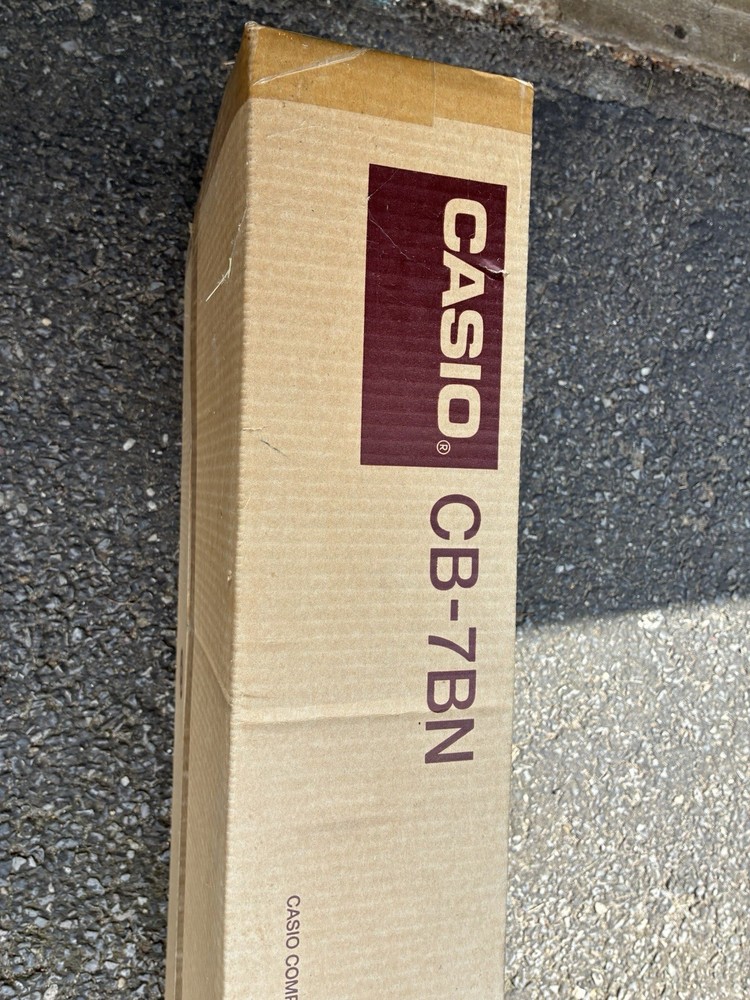 Casio CB-7BN Padded Keyboard Bench Brown NIB
