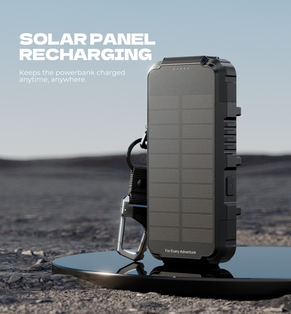 DEXNOR Solar Charger Power Bank 27,000mAh Battery Portable Wireless Chargers