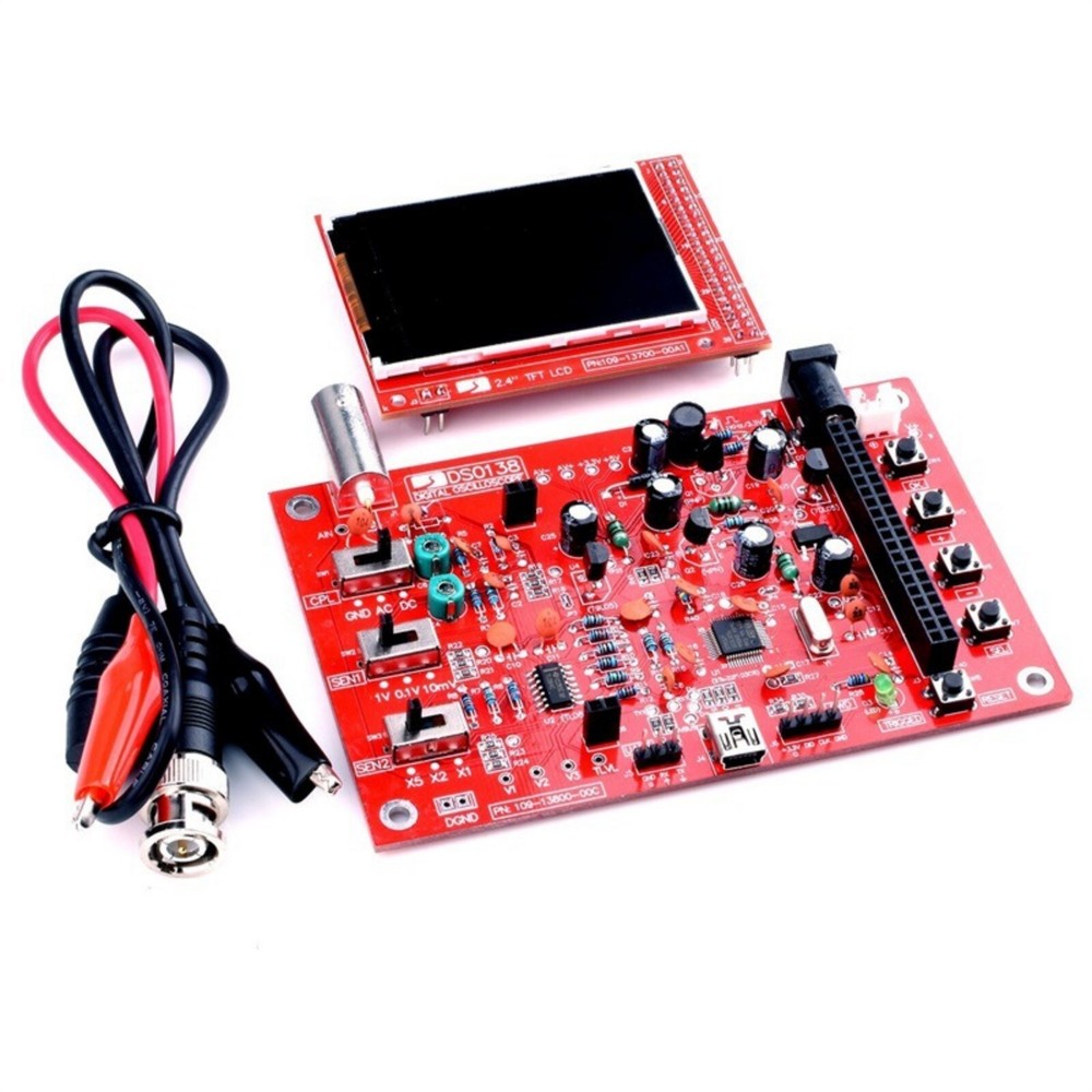 Accessories for Digital Oscilloscope Kit 2.4" TFT 1MSPS Open-sourced Version