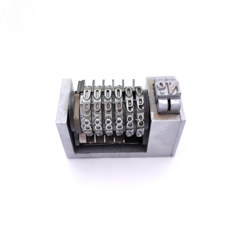 6 Digits 4x8 Backward Numbering Machine Jump 543210 with 2 Bits Sinkable Zero