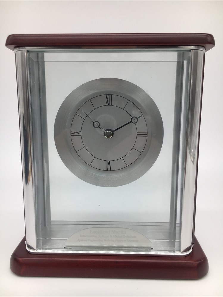 Lockheed Martin Mantle Desk Clock 2012 Training Program Graduate