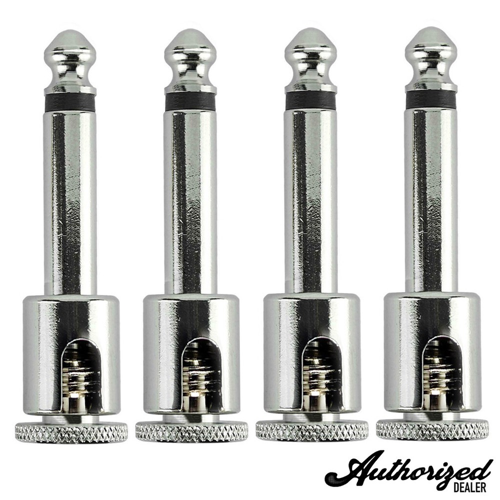 4 Pack | George L's .155 Right Angle Solderless Cable Plugs