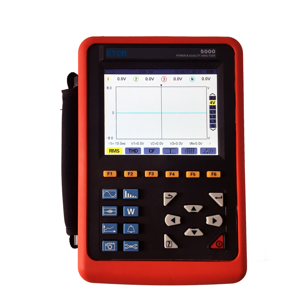 3 Phase Power Quality Analyzer Power Energy Voltage Current Meter with 10A~6000A