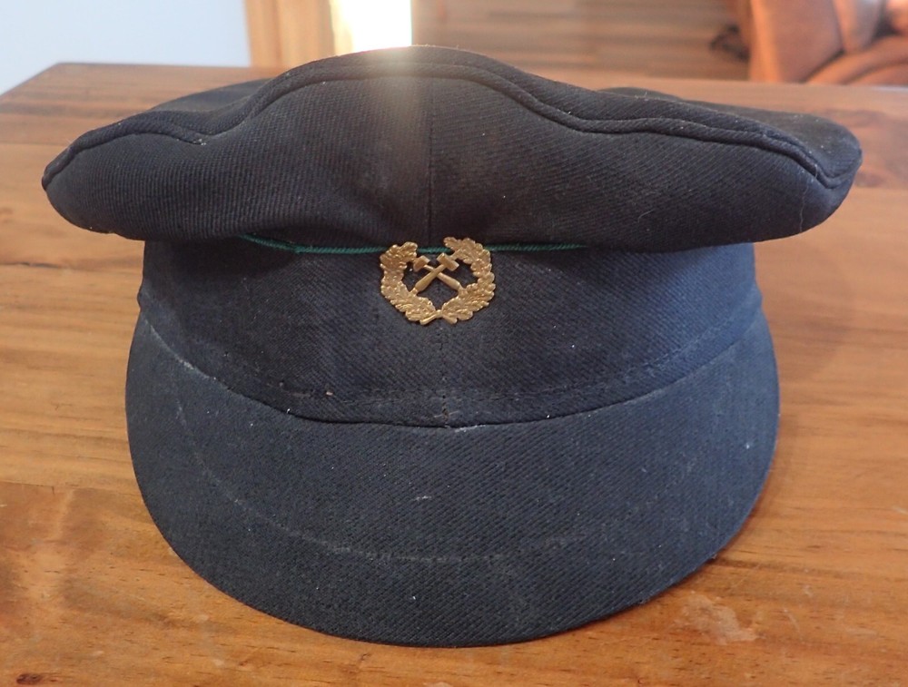 Early Czech Miners Uniform Hat Mining