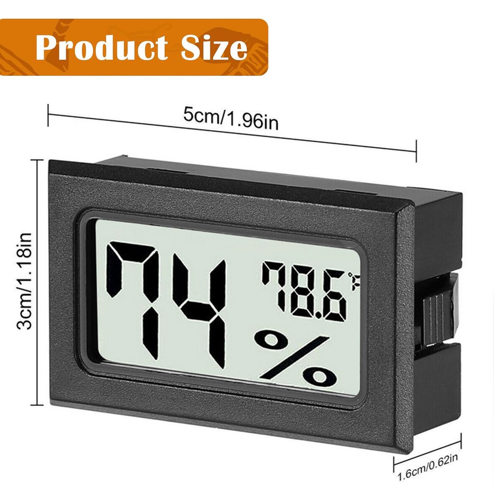 5 PCS Digital LCD Indoor Temperature Humidity Meter Thermometer Hygrometer US