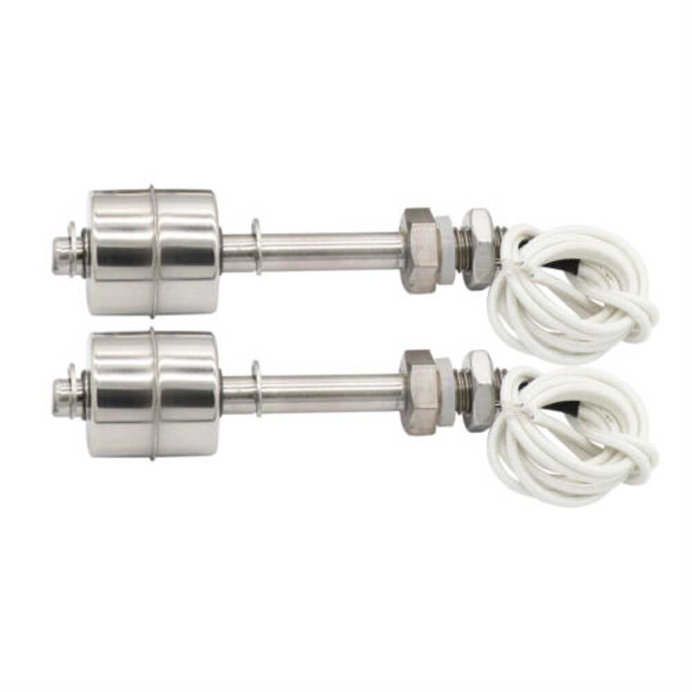 5PC 100mm Stainless Steel Liquid Water Level Sensor Horizontal Float Switch Tool