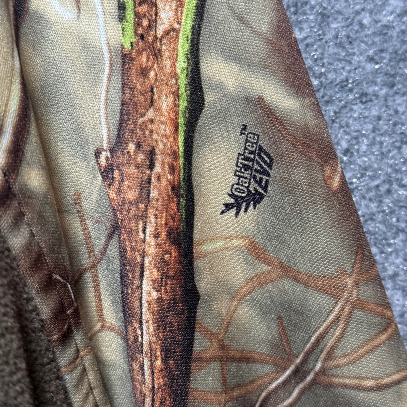 Huntworth Jacket Mens Extra Large Camo Fleece Outdoor Hunting Full Zip