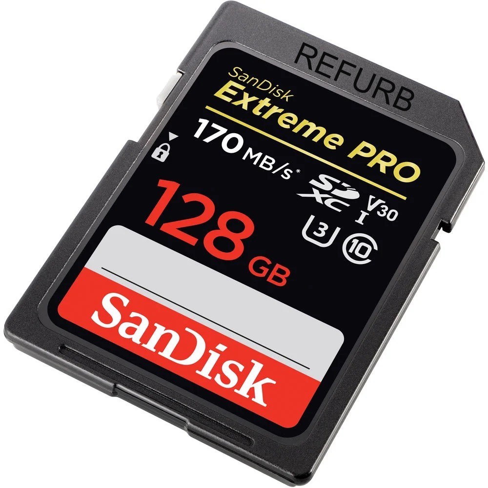 LOT 5x SanDisk - Extreme PRO 128GB SDXC UHS-I Memory Card 170MB/s