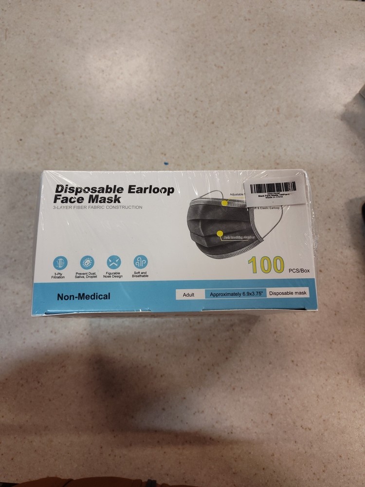 Mask( disposable earloop face mask 100pcsbox)
