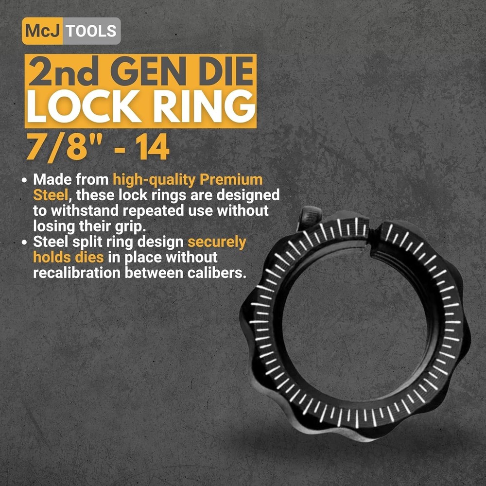 Reloading Die Lock Rings 2nd Gen 6pack
