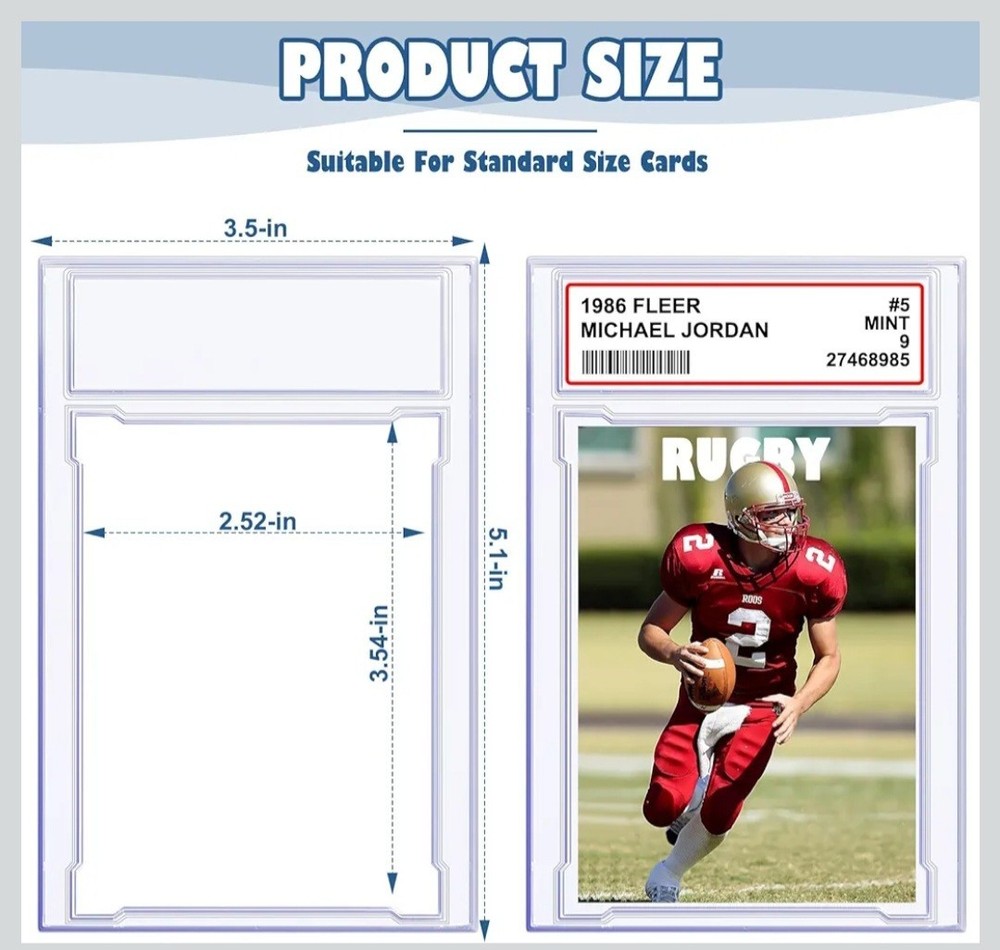 Empyty Graded Card Case Slab PSA STYLE