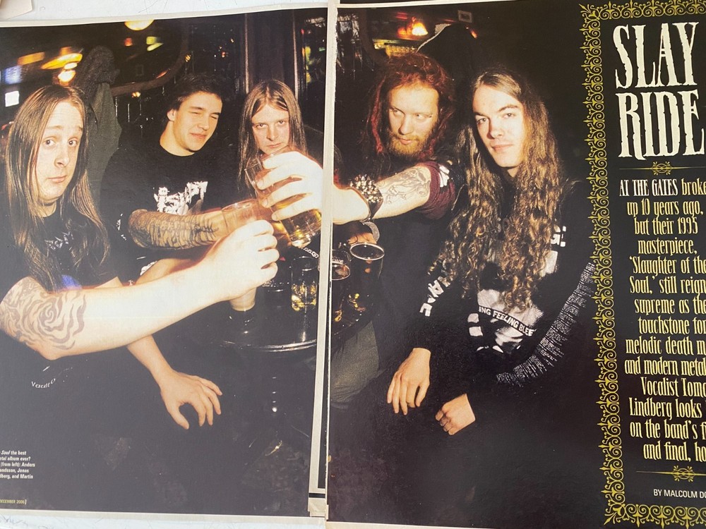 At the Gates, Four Page Vintage Clipping