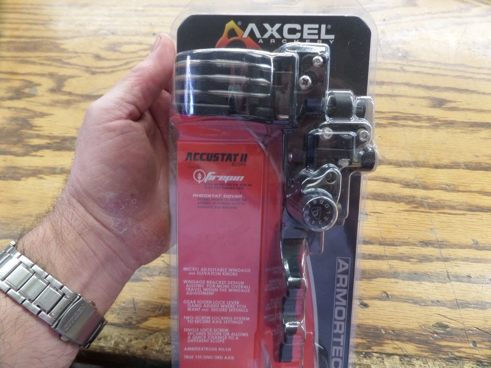 Axcel ArmorTech Lite Sight - 41mm Scope - 3pin .010 - Non-Dampened Fixed Mount