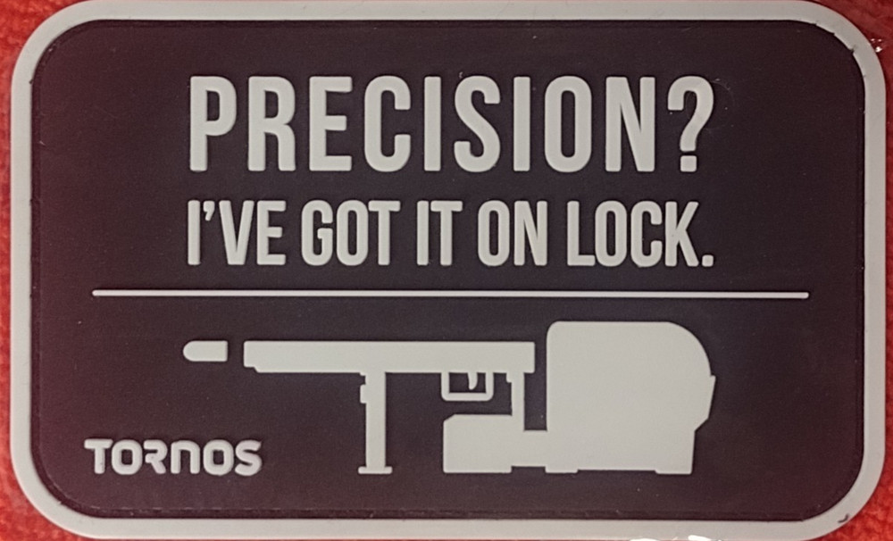 PRECISION? I'VE GOT IT ON LOCK SHOT-SHOW 2026 TORNOS Morale Patch PVC H&L NIP 2A