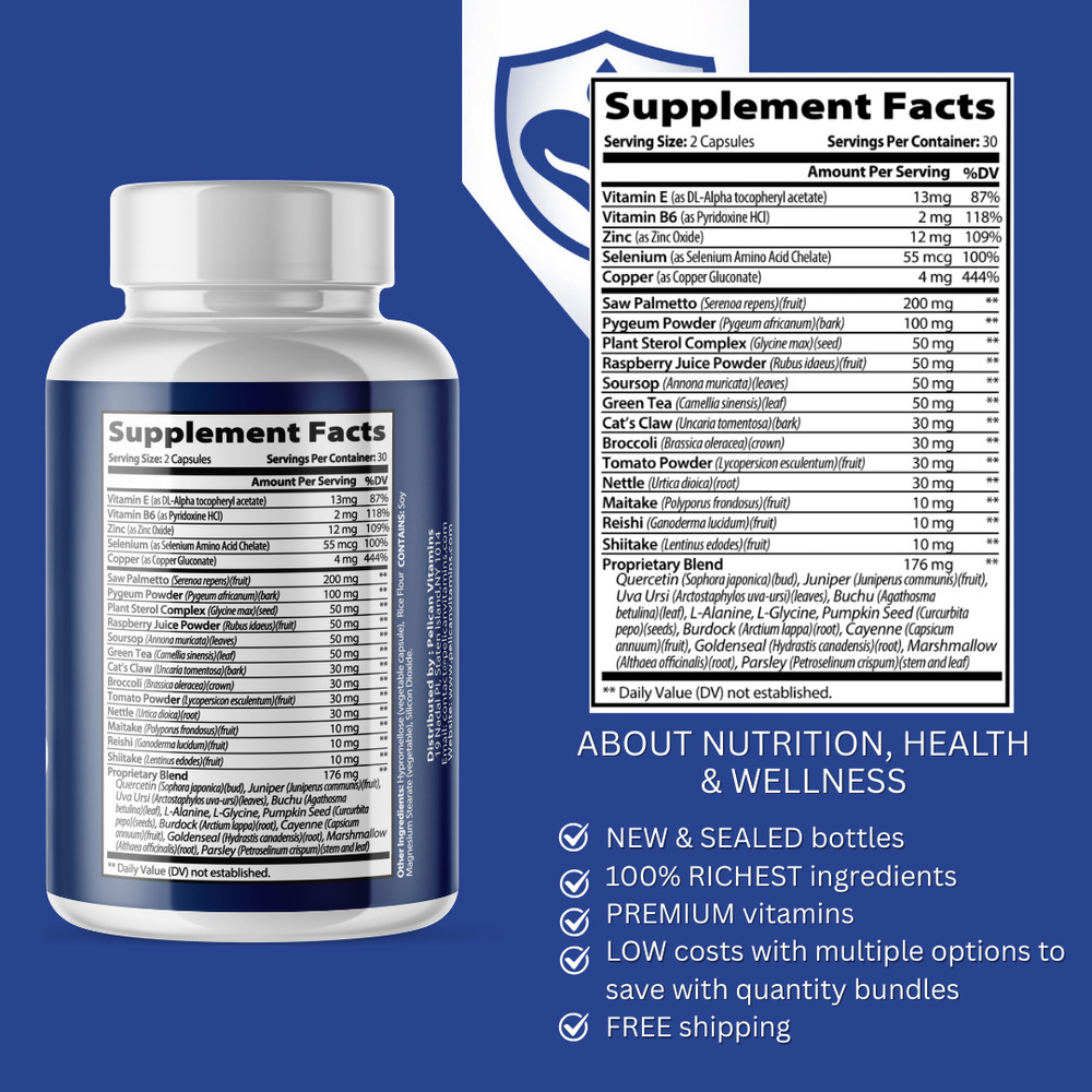 Prosta Defend- Prostate Support- 60 Capsules