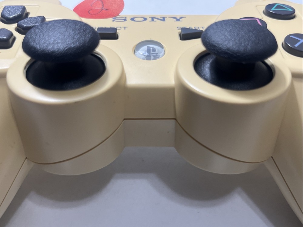 Sony PS3 Sixaxis Wireless Controller white yellowing OEM Original Tested Clean