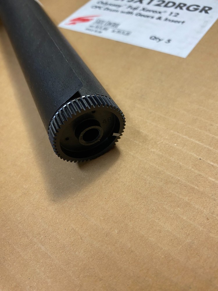 5 Pack Static Control Drum Roller W/ Gears & Insert For Fuji Xerox 12