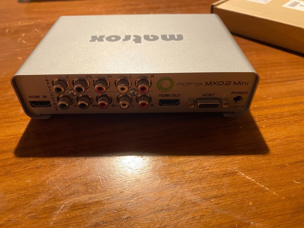 Matrox MXO2 Mini. Basically new with card, cables and universal adapters