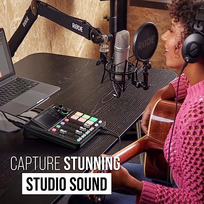 Rode RODECaster Duo Integrated Audio Production Studio Live Streaming Mixer