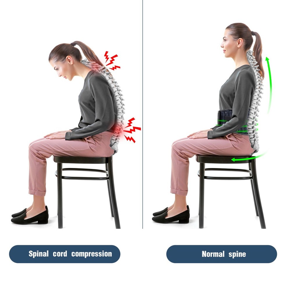 Inflatable Decompression Back Belt Lumbar Support for Lower Back Pain Relief