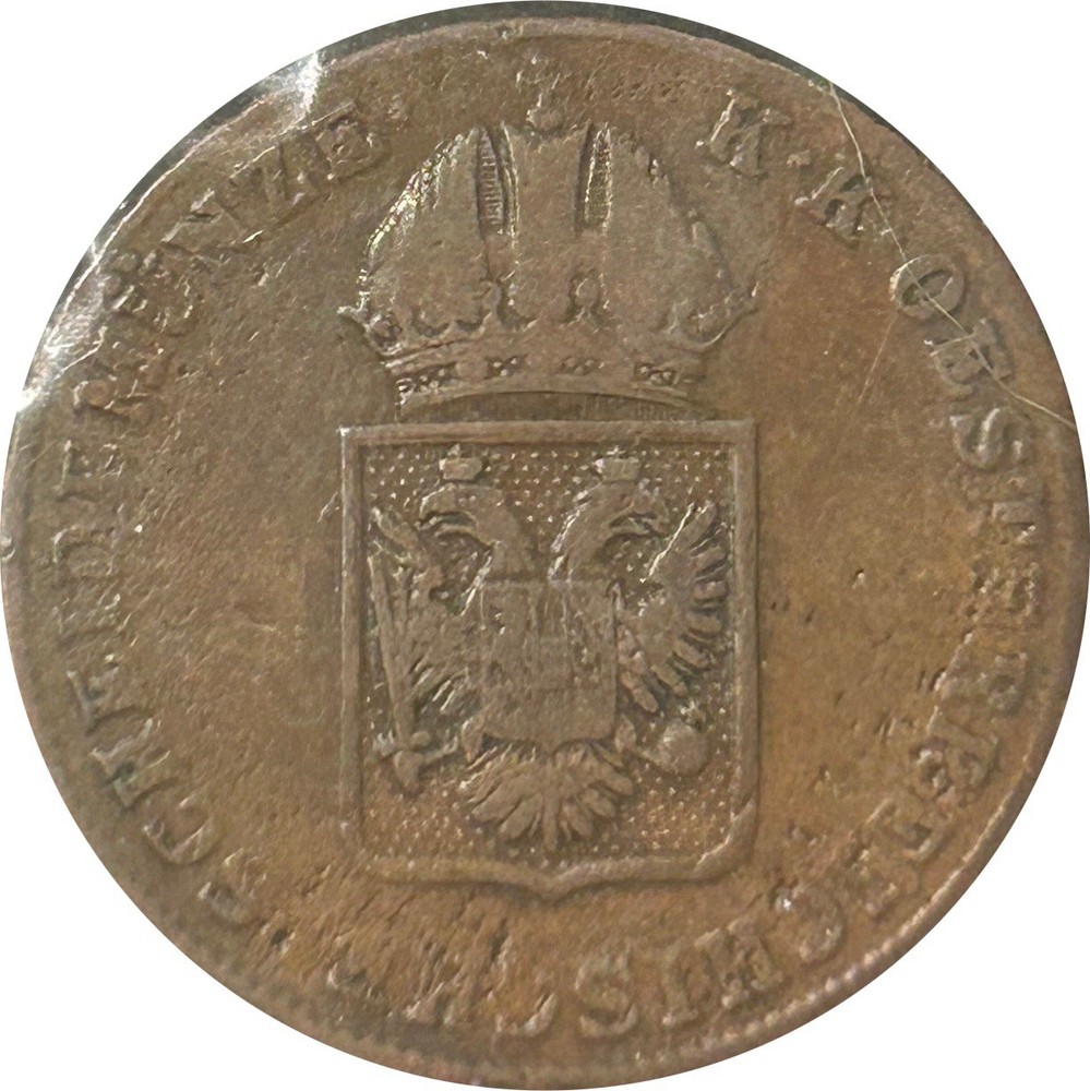 1816 A Austria Kreuzer KM# 2113